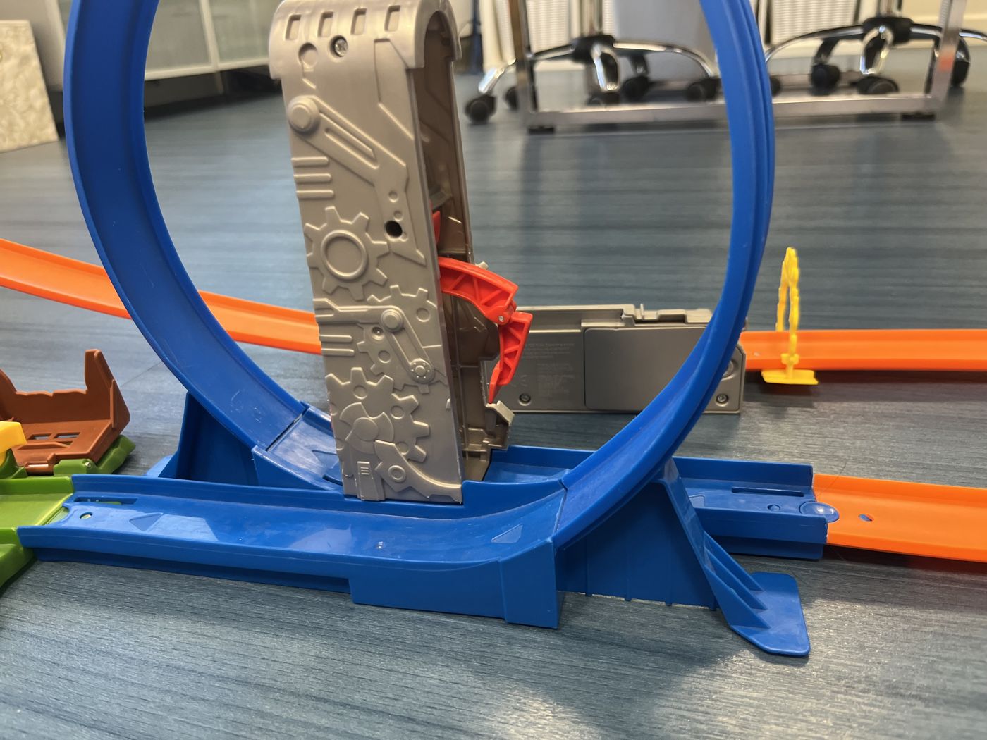 The Hot Wheels loop in the Galaxy Room